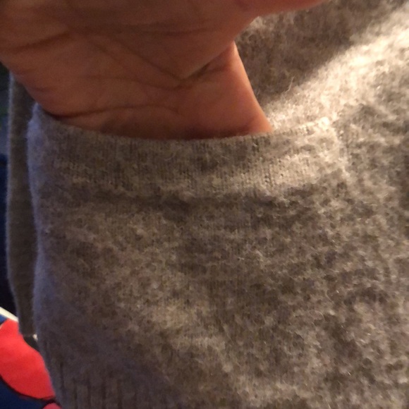 Textile Elizabeth & James grey wool blend 3 button cardigan with pockets Sz XS - Picture 6 of 9